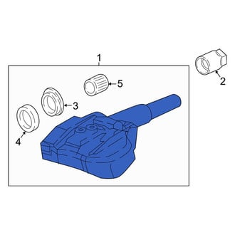 Mazda OE - Tire Pressure Monitoring System (TPMS) Sensor
