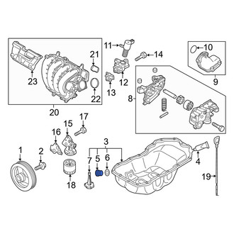 Mazda OE - Engine Oil Drain Plug