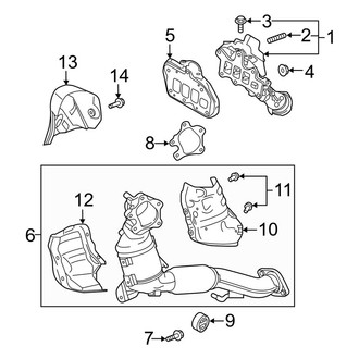 Mazda OE - Exhaust System - Manifold