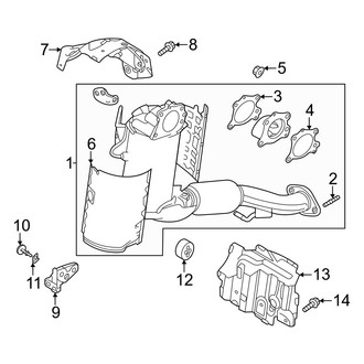 Mazda OE - Exhaust System - Manifold (2.2L)