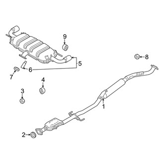 Mazda OE - Exhaust System - Exhaust Components