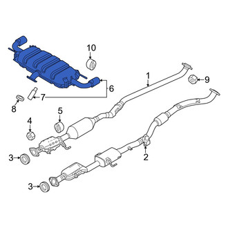 Mazda OE - Exhaust Muffler