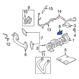 Mazda OE - Exhaust Gas Recirculation (EGR) Cooler Coolant Pipe Gasket