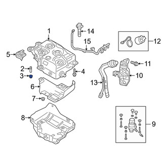 Mazda OE - Diesel Exhaust Fluid (DEF) Tank Nut