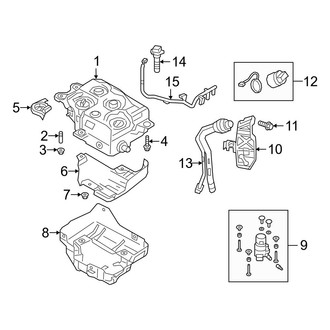 Mazda OE - Emission System - Emission Components (Urea Tank & Components), (2.2L)