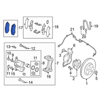 Mazda OE - Front Disc Brake Pad Set