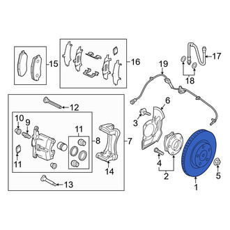 Mazda OE - Front Disc Brake Rotor