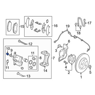 Mazda OE - Front Brake Bleeder Screw Cap