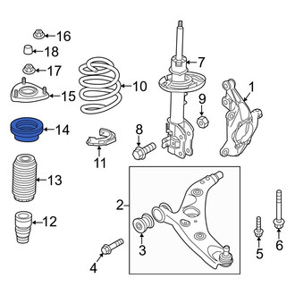 Mazda OE - Front Suspension Strut Bearing