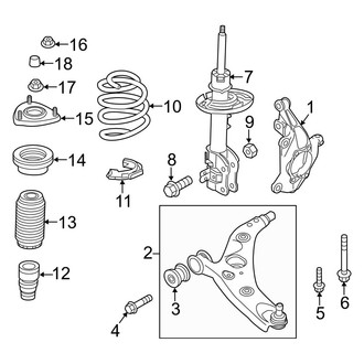 Mazda OE - Front Suspension - Suspension Components (Grand Touring Reserve / Signature 2.5L)