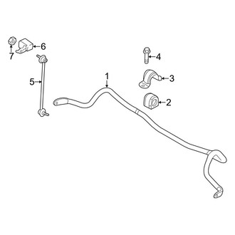 Mazda OE - Front Suspension - Stabilizer Bar & Components