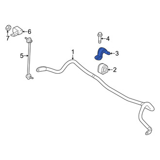 Mazda OE - Front Suspension Stabilizer Bar Bracket