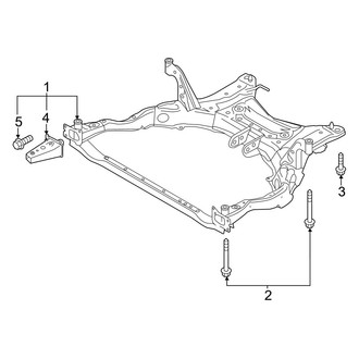 Mazda OE - Front Suspension - Suspension Mounting (2.2L)
