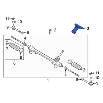 Mazda OE - Rack and Pinion Bellows