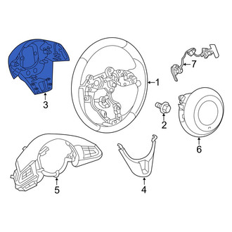 Mazda OE - Rear Steering Wheel Back Cover