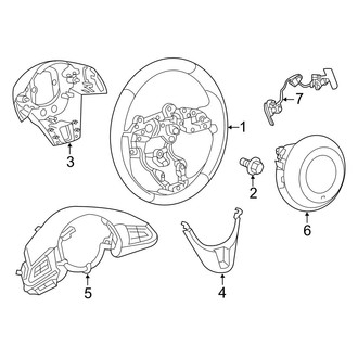 Mazda OE - Steering Wheel & Trim (W/O Heated Steering Wheel)