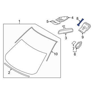 Mazda OE - Front Rain Sensor Cover