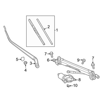 Mazda OE - Windshield - Wiper Components (Grand Select / Grand Touring / Sport / Touring)