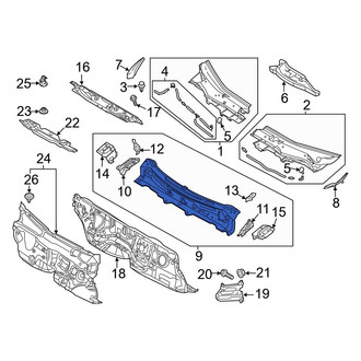 Mazda OE - Front Cowl Panel