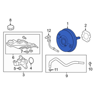 Mazda OE - Power Brake Booster