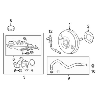 Mazda OE - Cowl - Components on Dash Panel