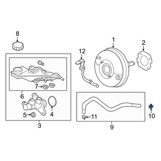 Mazda OE - Brake Hydraulic Line Clamp
