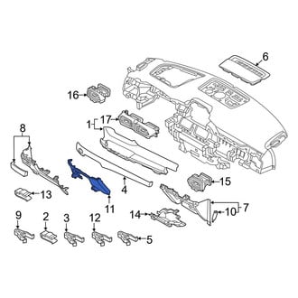 Mazda OE - Center Instrument Panel Cover