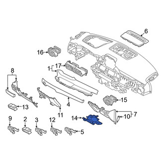 Mazda OE - Right Instrument Panel Knee Bolster