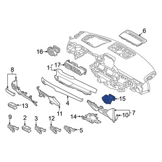 Mazda OE - Front Right Dashboard Air Vent