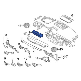 Mazda OE - Front Left Dashboard Air Vent