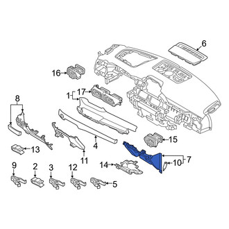 Mazda OE - Right Lower Instrument Panel Cover