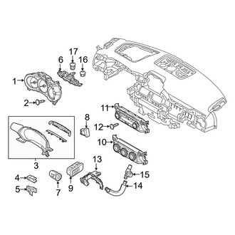 Mazda OE - Instrument Panel - Cluster & Switches
