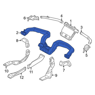 Mazda OE - Front Instrument Panel Air Duct