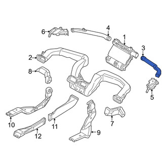 Mazda OE - Right Upper Instrument Panel Air Duct