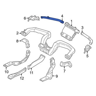 Mazda OE - Left Upper Instrument Panel Air Duct