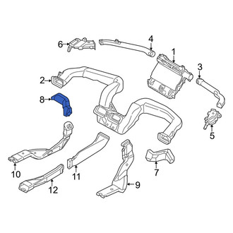 Mazda OE - Left Lower Instrument Panel Air Duct