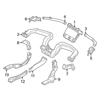 Mazda OE - Instrument Panel - Ducts