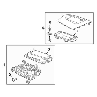 Mazda OE - Instrument Panel - Head-Up Display Components