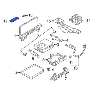 Mazda OE - Rear Radio Module Interface Bracket