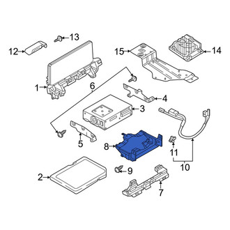 Mazda OE - Front Radio Module Interface Bracket