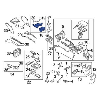 Mazda OE - Console Cup Holder