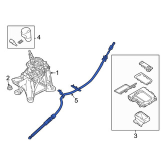 Mazda OE - Automatic Transmission Shifter Cable