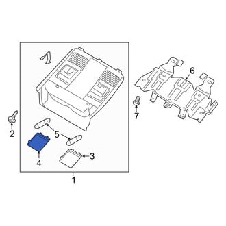 Mazda OE - Left Map Light Lens