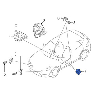 Mazda OE - Rear Outer Air Bag Impact Sensor