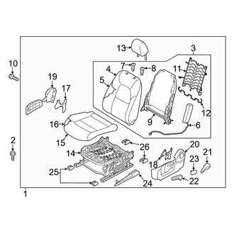 Mazda OE - Front Left Seat