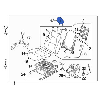 Mazda OE - Front Left Headrest