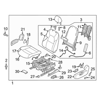 Mazda OE - Front Left Seat