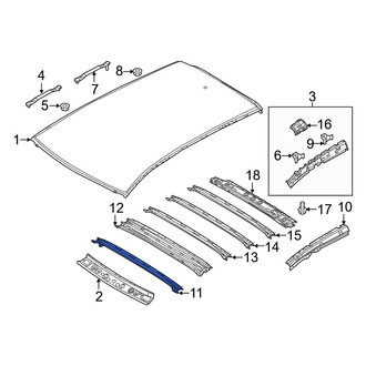 Mazda OE - Front Roof Panel Reinforcement