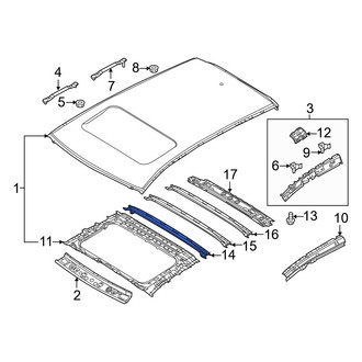Mazda OE - Front Roof Panel Reinforcement