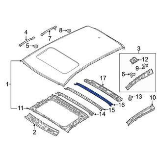 Mazda OE - Rear Roof Panel Reinforcement
